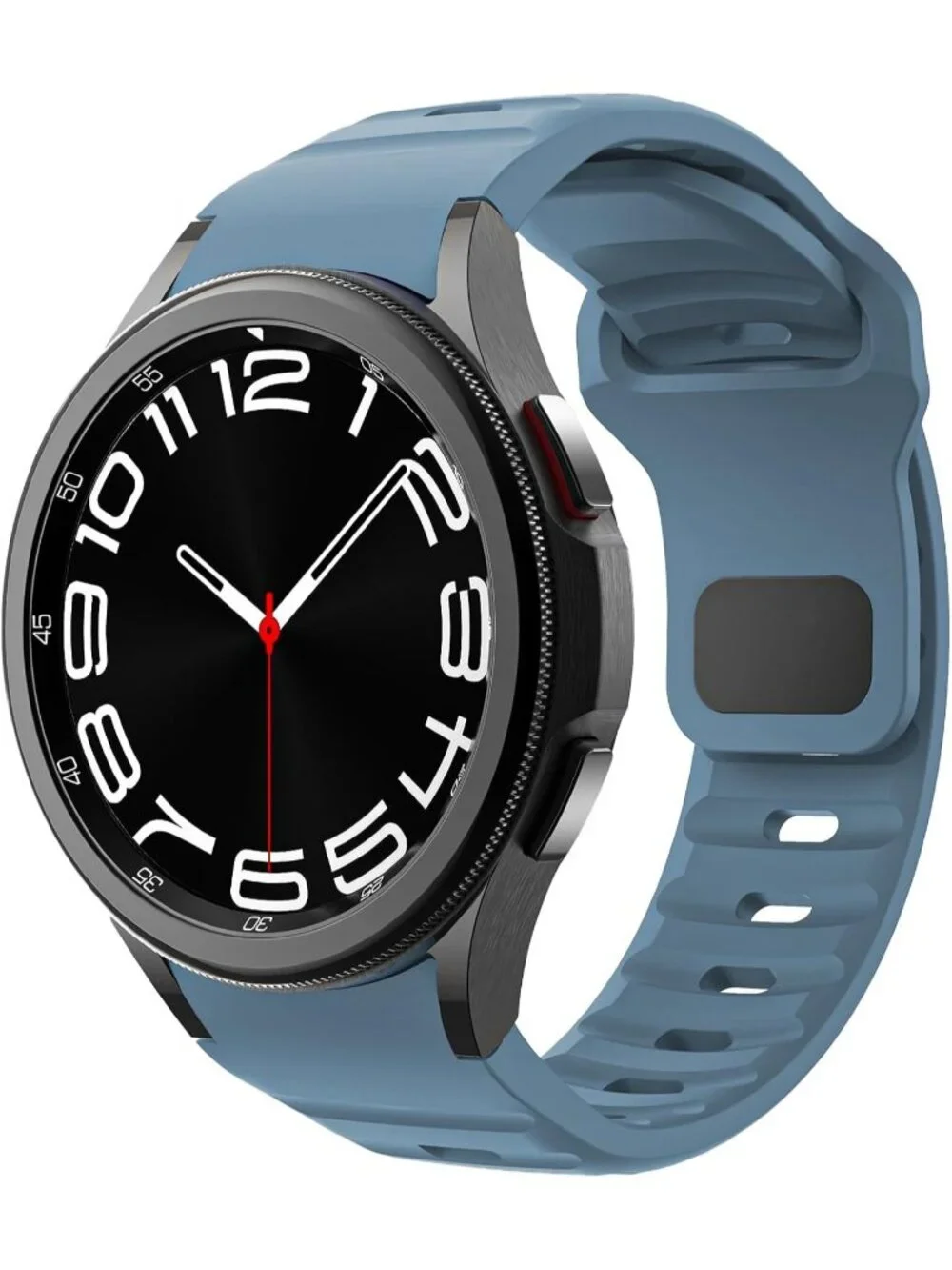 Men's Star Blue Analog Sport Silicone Replacement Samsung Galaxy Classic Watch